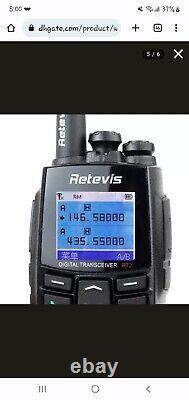 Retrevis VHF/UHF FM Transceiver RT2 DPMR Digital 5W Freq. 136-174MHz 400-470MHz