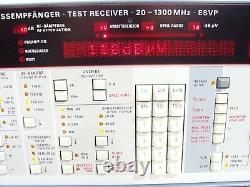 Rohde & Schwarz ESVP 354.3000.56 Measuring Test Receiver 20 1300MHz VHF/UHF