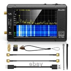 SeeSii 4 100kHz to 5.3GHz Tiny Frequency Analyzer MF/HF/VHF UHF with Attenuator