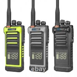 SenHaix GT10D Walkie Talkie UHF/VHF 10W DMR Analog Waterproof LED Display Radio