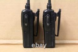 Set of 2 Motorola VX-261-DO-5 136-174 MHz VHF Two Way Radio with Battery & Charger
