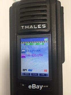 THALES Liberty PRC7332 -FPP- Portable hand held in great shape VHF-UHF- 800mhz
