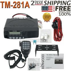 TM-281A 136-174MHZ FM Transceiver Mobile Radio Car Station 65W 10-50KM VHF US