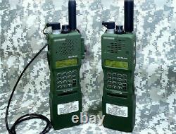 TRI AN/PRC-152 15W Aluminum Shell Handheld RADIO VHF/UHF Walkie Talkie Metal