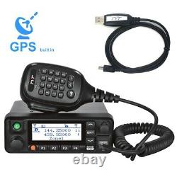 TYT MD-9600 Mobile DMR Car GPS Walkie Talkie 136-174/400-480MHz Dual Band Radio