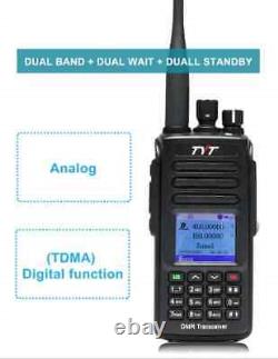 TYT MD-UV390 Plus DMR Digital Two Way Radio 5-10W Dual Band 136-174/400-480mhz