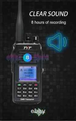 TYT MD-UV390 Plus DMR Digital Two Way Radio 5-10W Dual Band 136-174/400-480mhz