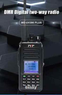 TYT MD-UV390 Plus DMR Digital Two Way Radio 5-10W Dual Band 136-174/400-480mhz