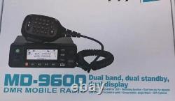 TYT MD9600 DMR Digital Radio Dual Band 136-174MHZ Time Slot Mobile Walkie Talkie
