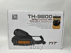 TYT TH-9800 plus 29/50/144/430 MHZ QUAD BAND TRANSCEIVER Mobile Car Radio Open