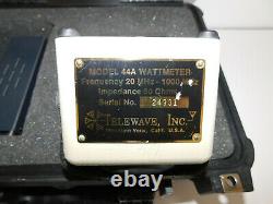 Telewave 44A 20-1000mhz Analog RF Wattmeter VHF UHF 700/800mhz P25 Tested Good