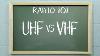 The Difference Between Uhf And Vhf Two Way Radios Radio 101