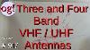 Three And Four Band Vhf Uhf Antennas 917
