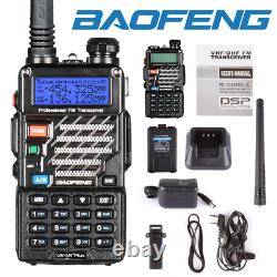 UV-5R+Plus Two way Radios VHF/UHF Band FM Transceiver Walkie Talkie Lot