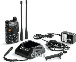 UV-5X3 5 Watt Tri-Band Radio VHF, 1.25M, UHF, Amateur (Ham), Includes Dual Ban
