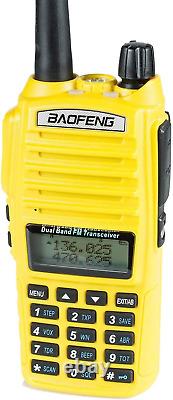 UV-82HP (Yellow) High Power Dual Band Radio 136-174Mhz (VHF) 400-520Mhz (UHF) A