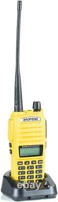 UV-82HP (Yellow) High Power Dual Band Radio 136-174Mhz (VHF) 400-520Mhz (UHF) A