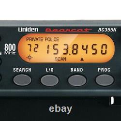 Uniden BC355N 800 MHz 300-Channel Base Mobile Police Scanner