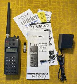 Uniden Bearcat BC220XLT 200 Channel Twin Turbo 12 Band Police Scanner with800Mhz