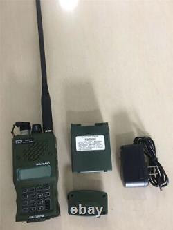 Upgrade US 15W TRI AN/PRC-152 Radio Aluminum Walkie Talkie UHF VHF Stocked! 2023