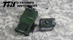 Upgrade US 15W TRI AN/PRC-152 Radio Aluminum Walkie Talkie UHF VHF Stocked! 2023