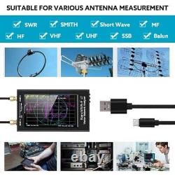 Vector Network Analyzer 50kHz-3000MHz HF VHF UHF VNA Antenna Analyzer 4.3 inch