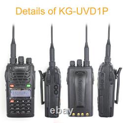 WOUXUN KG-UVD1P Dual Band 136-174/406-470 MHz 2 Way Radio DTMF Digital FM Radio