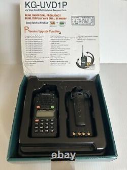 Wouxun KG-UVD1P UHF VHF Dual Band Ham Radio 2 Way With Mic