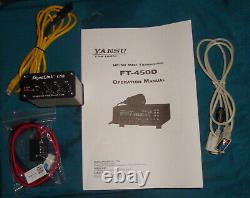 YAESU FT-450D HF/50MHz Transceiver, SignaLink, Mars Mod, Original Box, Year 2018
