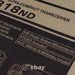 YAESU FT-818ND HF/50/144/430MHz 6W HF UHF All Mode Transceiver Ham Radio New