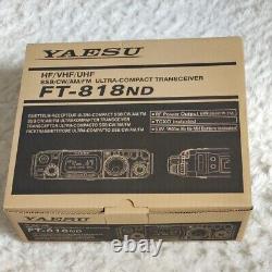 YAESU FT-818ND HF/50/144/430MHz Band All-Mode Transceiver Amateur Radio New