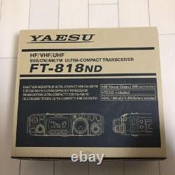 YAESU FT-818ND Radio Band All Mode Transceiver HF/50/144/430MHz Japanese