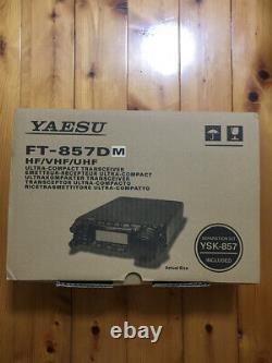 YAESU FT-857DM YSK pkg HF-430MHz Compact All Mode Fast Shipping from Japan