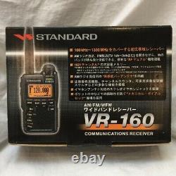 YAESU VR-160 Wide Band Handheld Receiver 100kHz to 1299.990mHz Amateur Radio