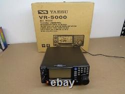 YAESU VR-5000 COMMUNICATIONS RECEIVER 100 KHz to 2600 MHz ALL MODE MINT IN BOX