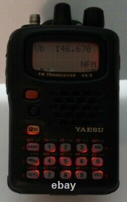 YAESU VX-5R 144/220/430 MHz HT with ACCESSORIES