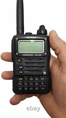 YAESU VX-7R B3 Black 50/144/430 MHz 5W SUBMERSIBLE Handheld Radio