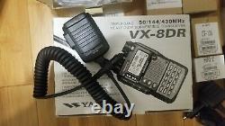YAESU VX-8DR 50/144/430 MHz withExtras