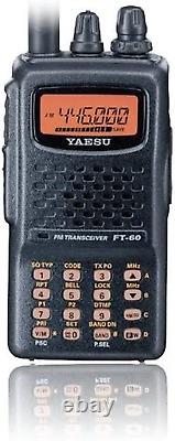 Yaesu FT-60R VHF/UHF 2 Meter/70Cm Dual Band 5W FM Handheld Transceiver with Yaes