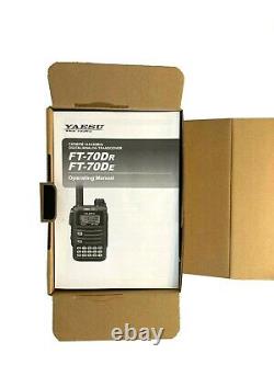 Yaesu FT-70DR C4FM FDMA / FM 144/430 MHz 5W Handheld Transceiver withExtras