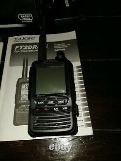 Yaesu FT2DR/DE 144/430MHz Digital/Analog Transceiver- Flawless -Complete in Box