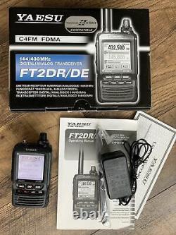 Yaesu FT2DR FT 2D C4FM 144/430 MHz Dual Band GPS APRS GMRS