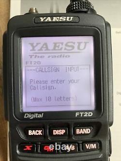 Yaesu FT2DR FT 2D C4FM 144/430 MHz Dual Band GPS APRS GMRS