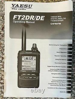 Yaesu FT2DR FT2D C4FM 144/430 MHz Dual Band GPS APRS GMRS MURS