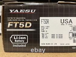 Yaesu FT5DR 5W C4FM/FM 144/430MHz Dual Band Digital Transceiver