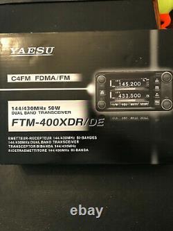Yaesu FTM-400XDR 144/430MHz Dual Band Mobile Transceiver C4FM APRS
