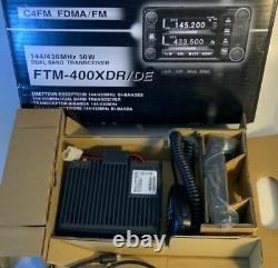 Yaesu FTM-400XDR 144/430MHz Dual Band Mobile Transceiver C4FM APRS