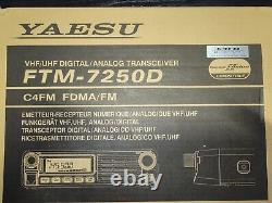 Yaesu FTM 7250D 50W C4FM/FM 144/430MHz Digital Analog and RT SYSTEM PROGRAM