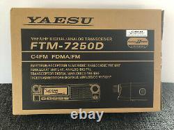 Yaesu FTM-7250DR Dual Band 144/430MHz Digital Moblie Transceiver, Open Box, Mint