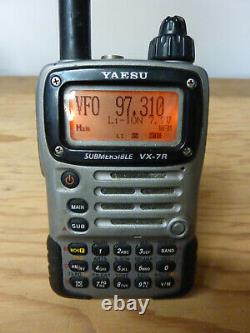 Yaesu VX-7R 50/144/430 MHz Triple Band Heavy Duty Transceiver Ham Portable Radio